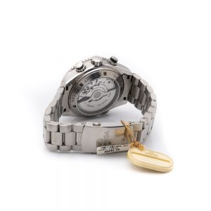 Omega Seamaster Planet Ocean 600M Co‑Axial Chronometer Chronograph 45.5mm – Käytetty - Kellomesta Oy