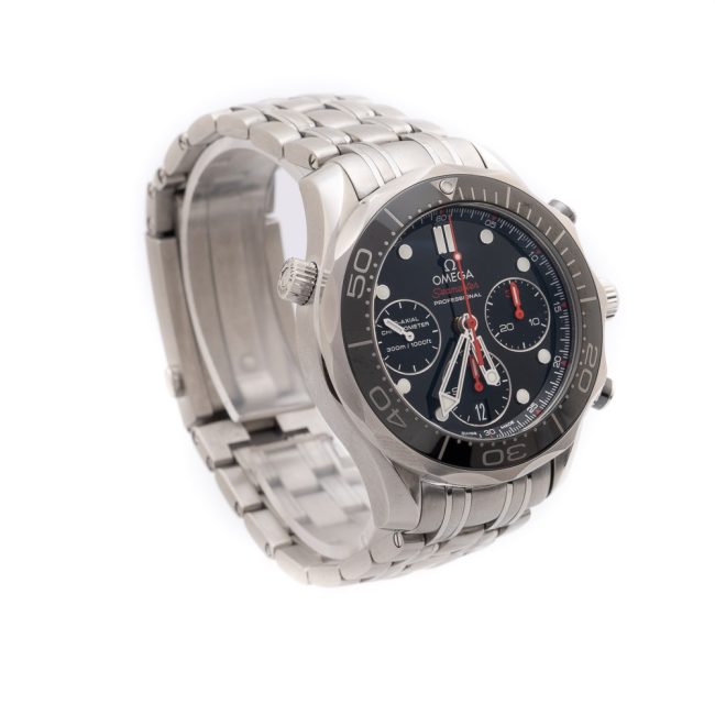 Omega Diver 300M Co-Axial Chronometer Chronograph 41.5 mm – Käytetty - Kellomesta Oy
